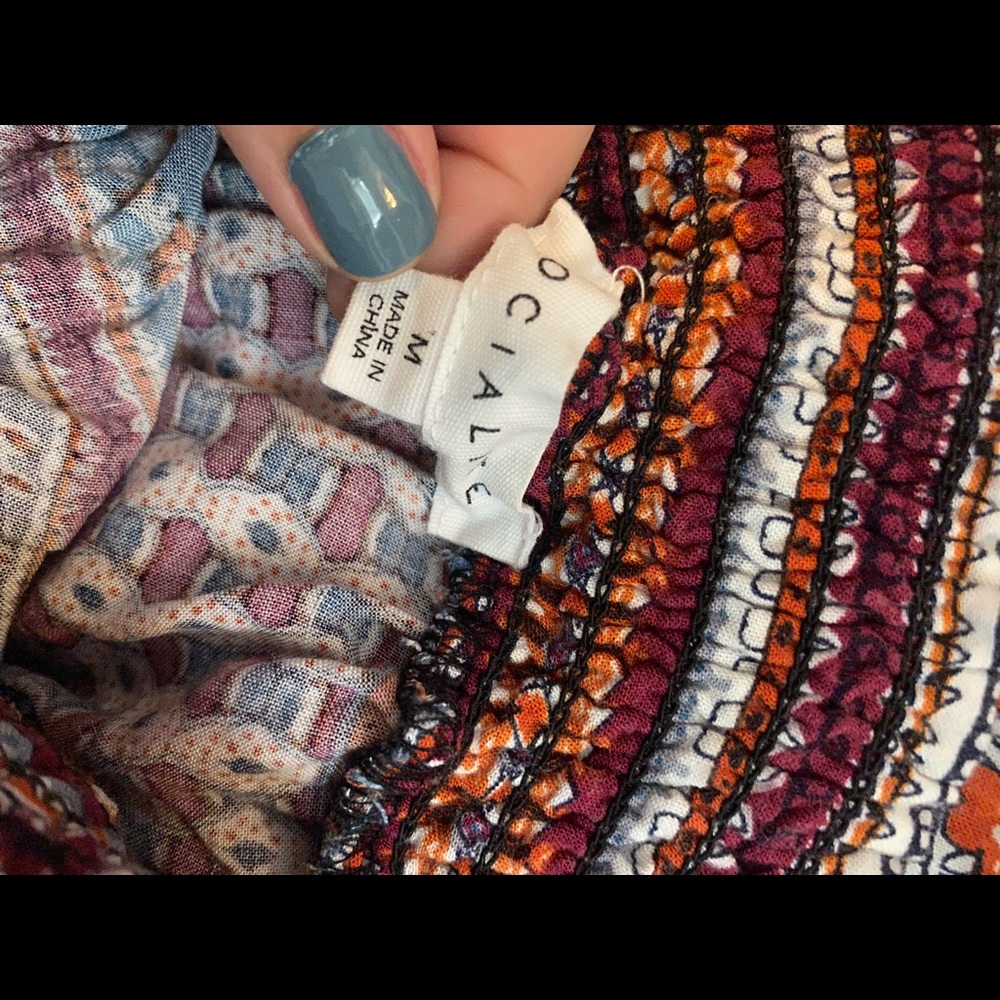 Patterned, Strapless, Romper - image 7